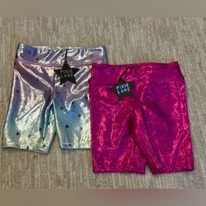 New w Tags - 2 Pairs of Girls Pixie Lane Bike Shorts Size 6